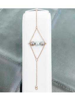 Bracelet en Or et perles de...