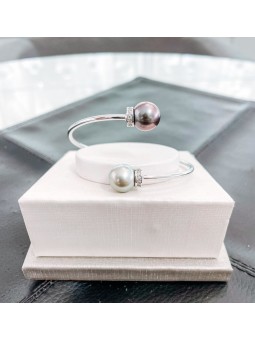 Bracelet en argent et...