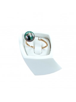 Bague solitaire perle de...